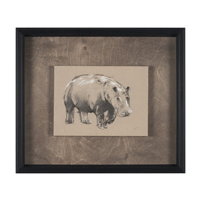 African Animal Study I by Mercana Studio a Hand Embellished Framed Art Print by Mercana at Eve Furniture