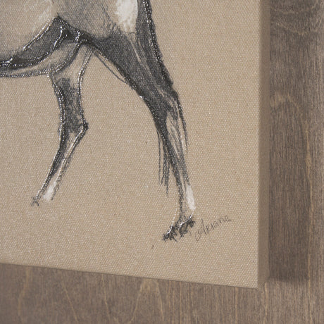 African Animal Study II by Mercana Studio a Hand Embellished Framed Art Print by Mercana at Eve Furniture