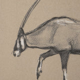 African Animal Study II by Mercana Studio a Hand Embellished Framed Art Print by Mercana at Eve Furniture