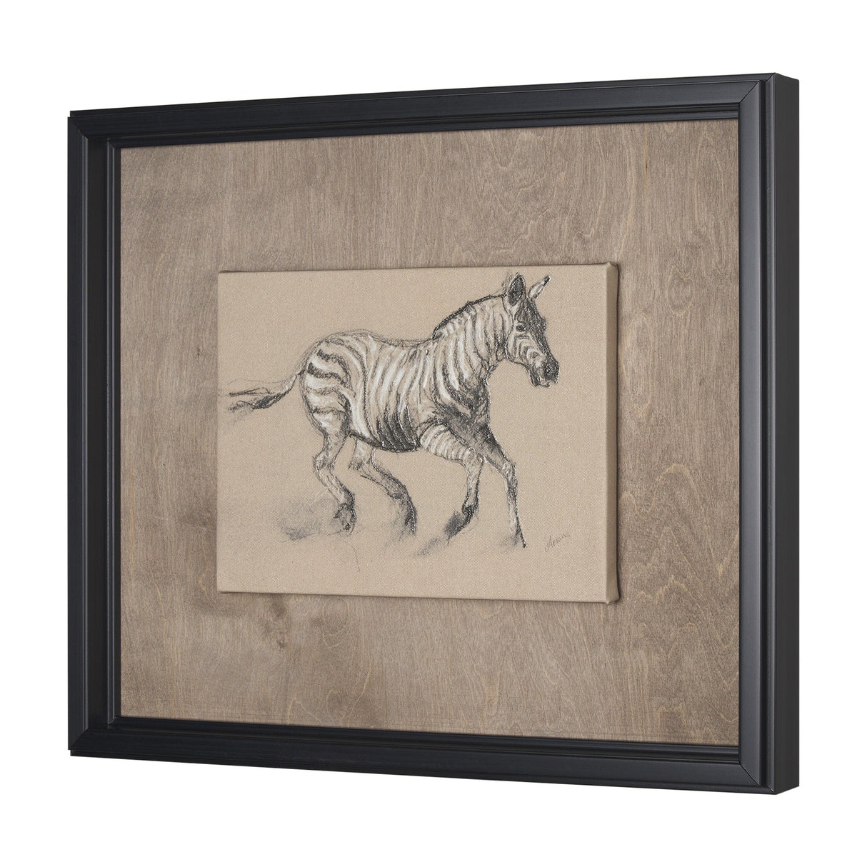 African Animal Study III by Mercana Studio a Hand Embellished Framed Art Print by Mercana at Eve Furniture
