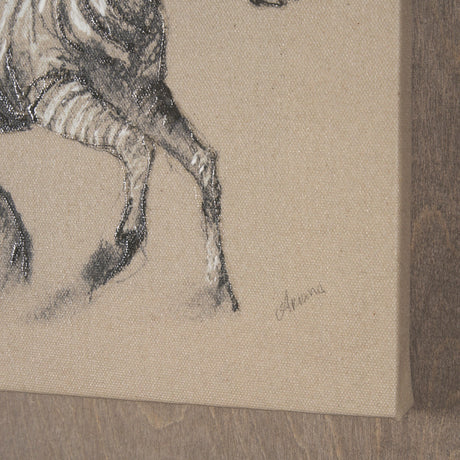 African Animal Study III by Mercana Studio a Hand Embellished Framed Art Print by Mercana at Eve Furniture