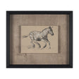 African Animal Study III by Mercana Studio a Hand Embellished Framed Art Print by Mercana at Eve Furniture