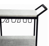 After Hours Bar Cart White by Moe's Home at Eve Furniture
