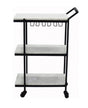 After Hours Bar Cart White by Moe's Home at Eve Furniture