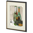 After the Bubbly II by Samuel Dixon a Hand Embellished Textured Framed Art Print Matted under Glass by Mercana at Eve Furniture
