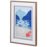 Afternoon Canoe by Dimond, David a Framed Art Print Matted under Glass by Mercana at Eve Furniture