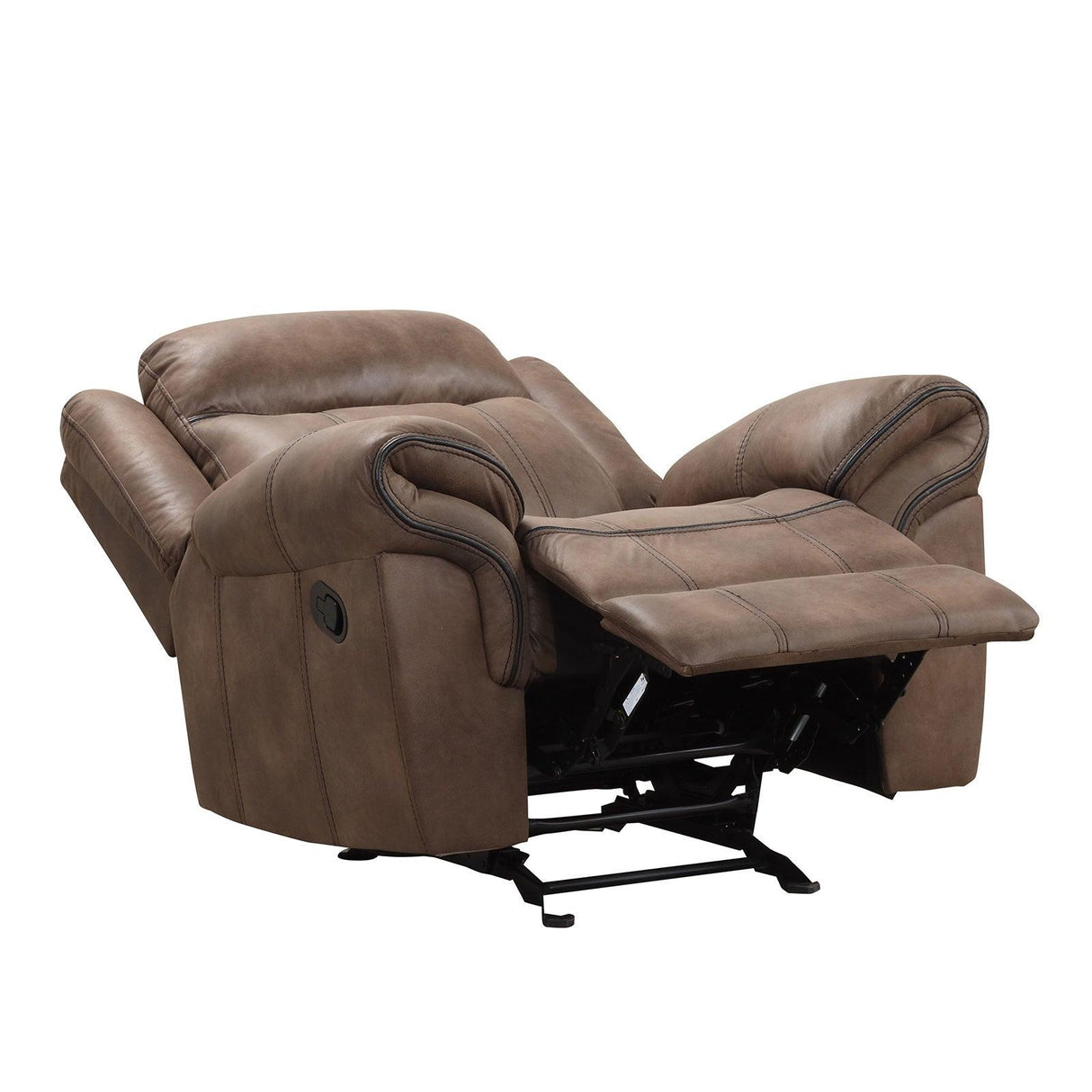 Agata Brown Glider Recliner by Furniture of America at Eve Furniture
