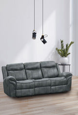 Agata Dark Gray 2 Pc. Living Room Set by Furniture of America at Eve Furniture