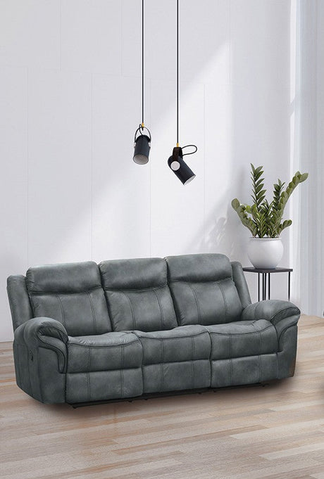 Agata Dark Gray 2 Pc. Living Room Set by Furniture of America at Eve Furniture