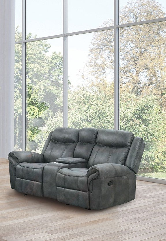 Agata Dark Gray 2 Pc. Living Room Set by Furniture of America at Eve Furniture