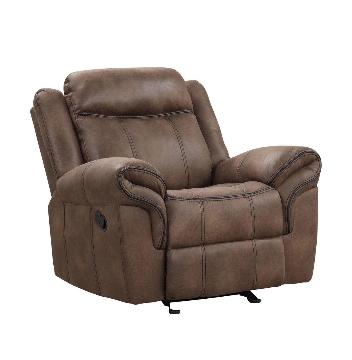 Agata Brown Glider Recliner by Furniture of America at Eve Furniture