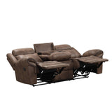 Agata Brown Manual Sofa by Furniture of America at Eve Furniture