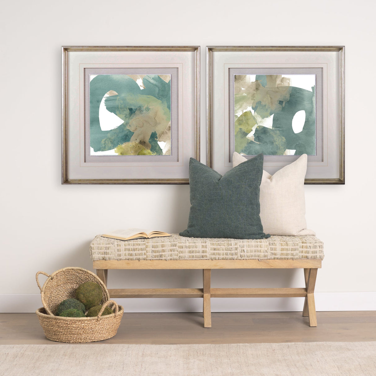 Agate Gesture II by June Vess a Hand Embellished Textured Framed Art Print Matted under Glass by Mercana at Eve Furniture