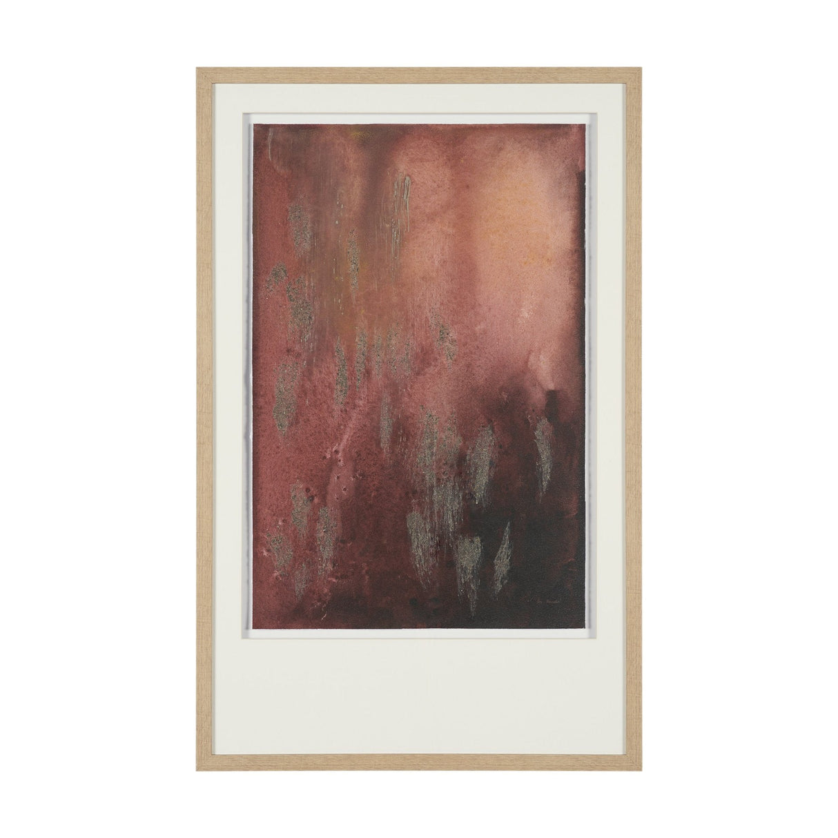 Aged In Silence I by Ira Havuka Hand-Embellished Textured Framed Artwork Matted under Glass by Mercana at Eve Furniture