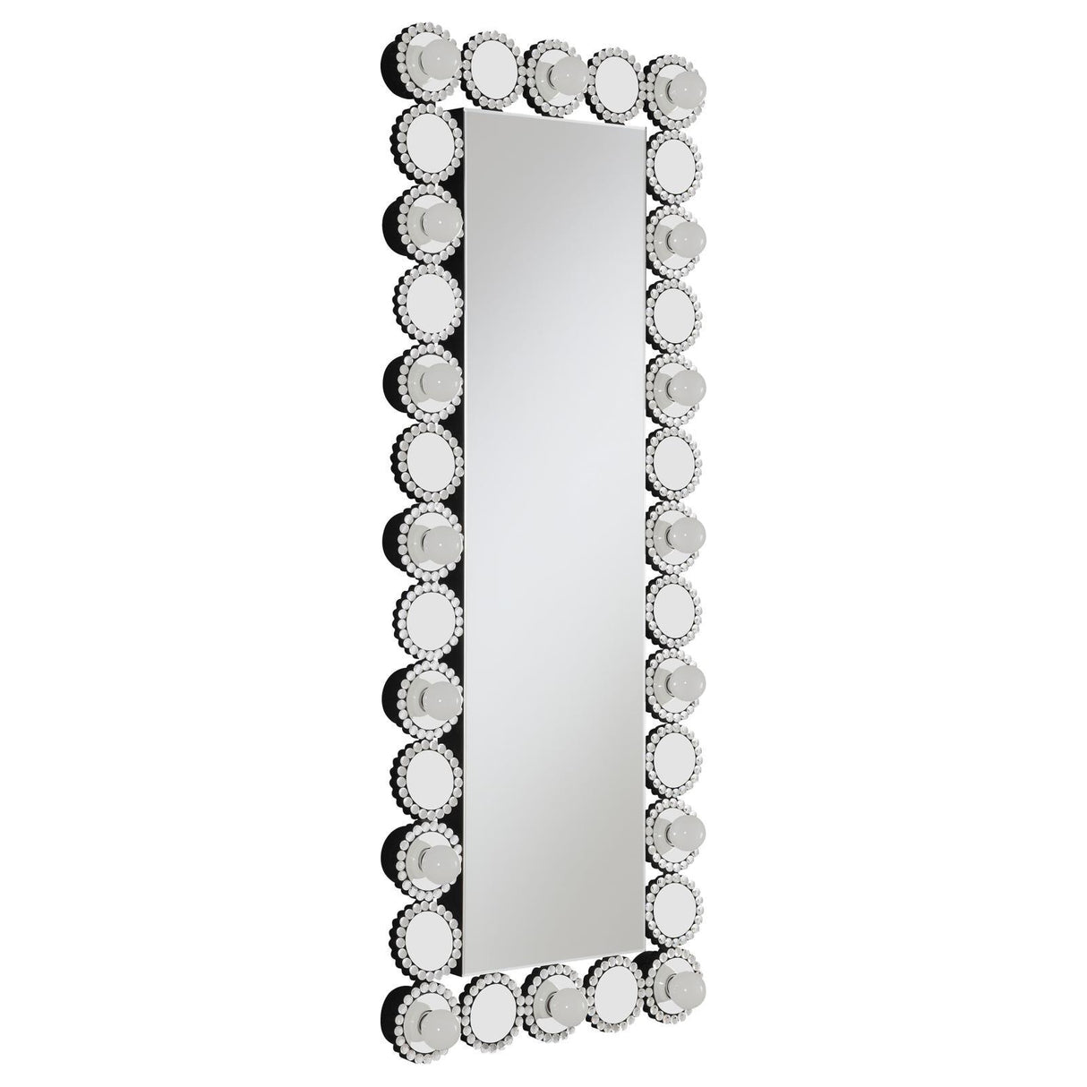 Aghes Mirror Rectangular Wall Mirror with LED Lighting by Coaster at Eve Furniture