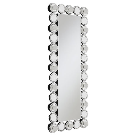 Aghes Mirror Rectangular Wall Mirror with LED Lighting by Coaster at Eve Furniture