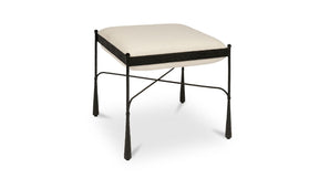 Agne Stool Cream by Moe's Home at Eve Furniture