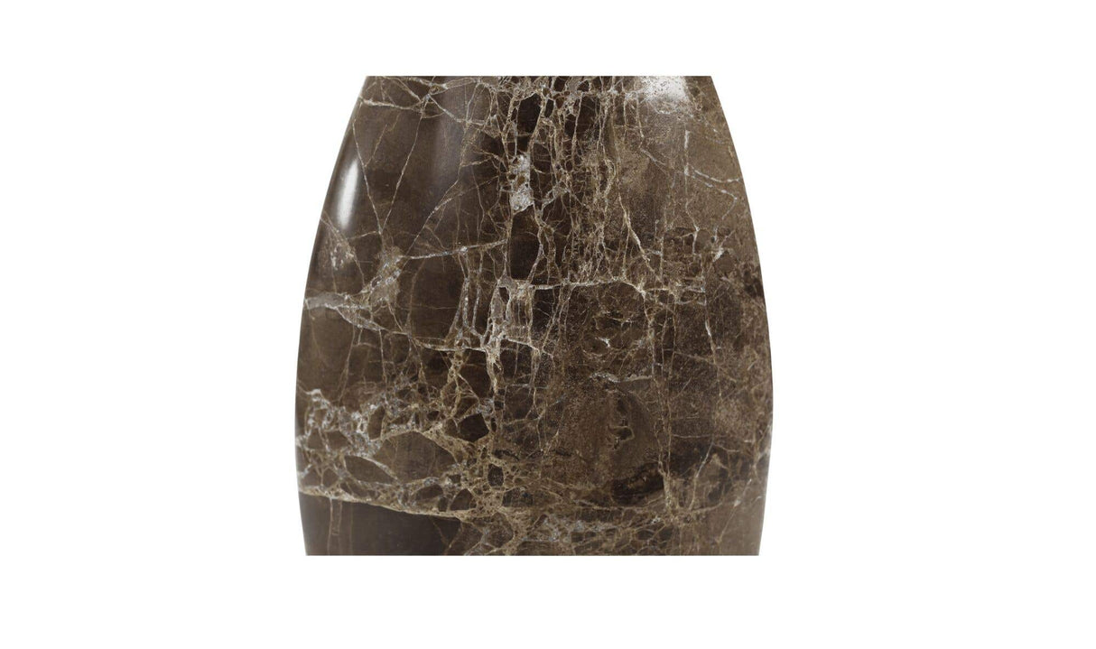 Boda Sculpture Dark Emperador Marble