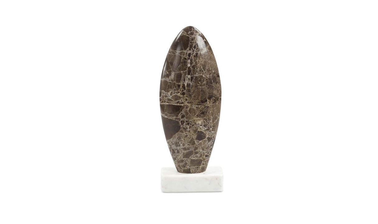 Boda Sculpture Dark Emperador Marble