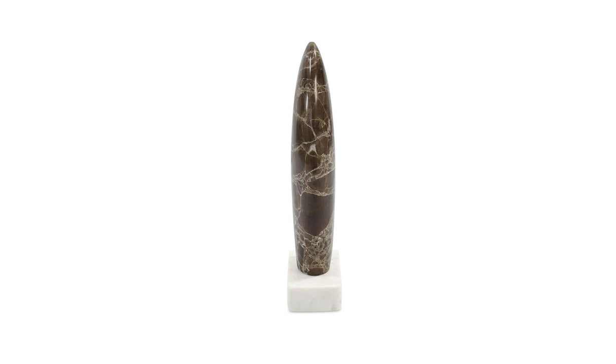 Boda Sculpture Dark Emperador Marble