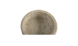 Valencia Round Travertine Box