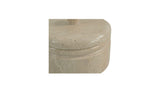 Valencia Round Travertine Box