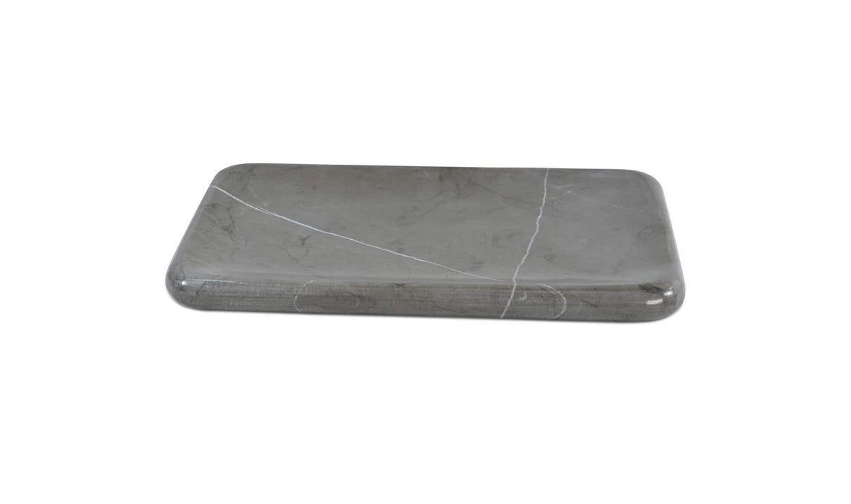 Petra Marble Catchall Grey Marble