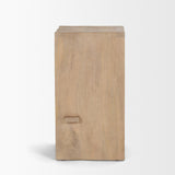 Aida 26" Seat Height Light Brown Wood Counter Stool by Mercana at Eve Furniture