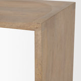 Aida 26" Seat Height Light Brown Wood Counter Stool by Mercana at Eve Furniture