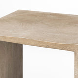 Aida 30" Seat Height Light Gray Wood Bar Stool by Mercana at Eve Furniture