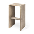 Aida 30" Seat Height Light Gray Wood Bar Stool by Mercana at Eve Furniture