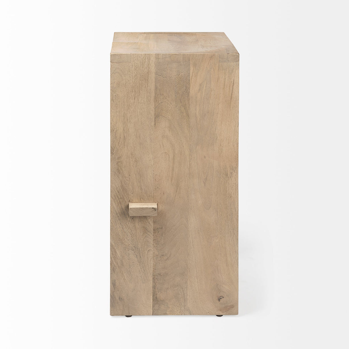 Aida Light Brown Wood Bar Stool by Mercana at Eve Furniture
