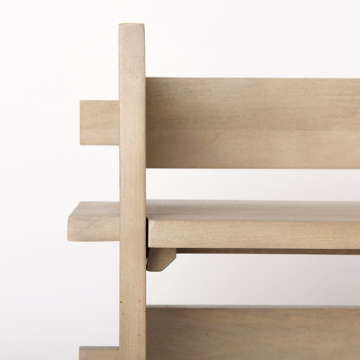 Aida Light Brown Wood Console Table by Mercana at Eve Furniture