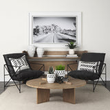 Aida Light Brown Wood Console Table by Mercana at Eve Furniture