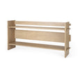 Aida Light Brown Wood Console Table by Mercana at Eve Furniture