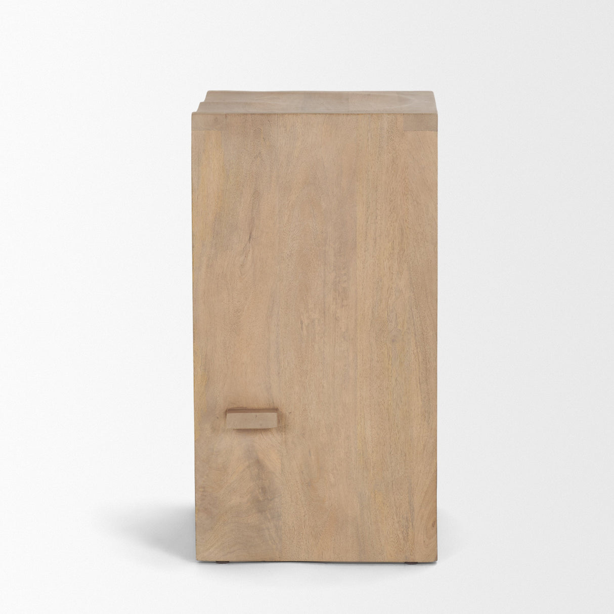 Aida Light Brown Wood Counter Stool by Mercana at Eve Furniture