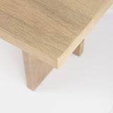 Aida Light Brown Wood Dining Table by Mercana at Eve Furniture