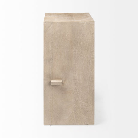 Aida Light Gray Wood Bar Stool by Mercana at Eve Furniture