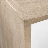Aida Light Gray Wood Bar Stool by Mercana at Eve Furniture