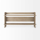 Aida Light Gray Wood Console Table by Mercana at Eve Furniture