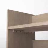 Aida Light Gray Wood Console Table by Mercana at Eve Furniture