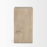 Aida Light Gray Wood Counter Stool by Mercana at Eve Furniture