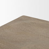 Aida Light Gray Wood Counter Stool by Mercana at Eve Furniture