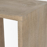 Aida Light Gray Wood Counter Stool by Mercana at Eve Furniture