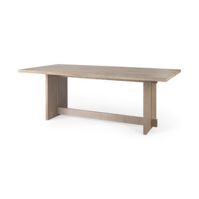 Aida Light Gray Wood Dining Table by Mercana at Eve Furniture