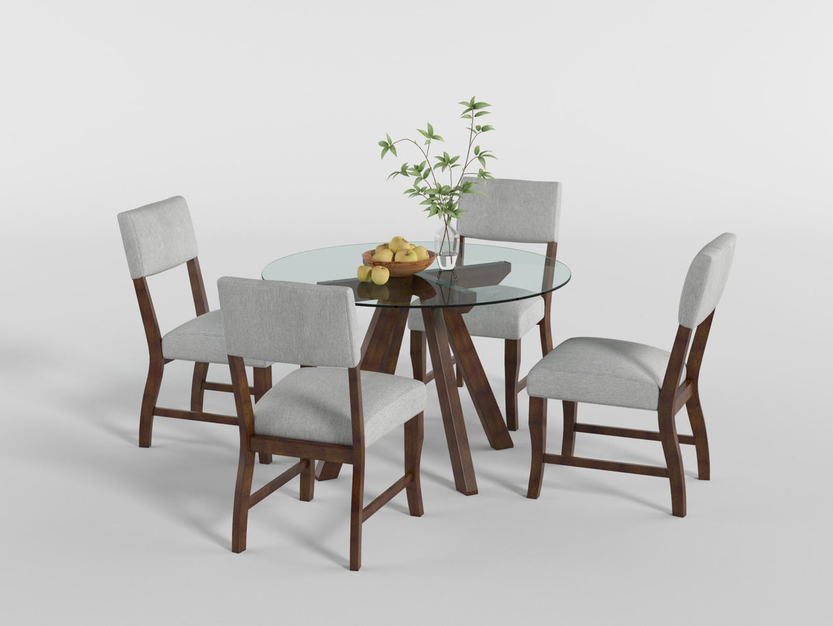 Aiden Gray Dining Chair, Set of 2 by Homelegance at Eve Furniture