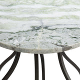 Aiden Green/Black Accent Table by Crestview at Eve Furniture