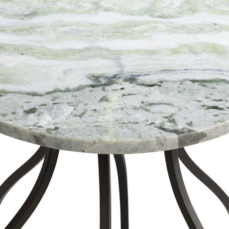 Aiden Green/Black Accent Table by Crestview at Eve Furniture