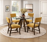 Aiden Mustard Dining Chair, Set of 2 by Homelegance at Eve Furniture