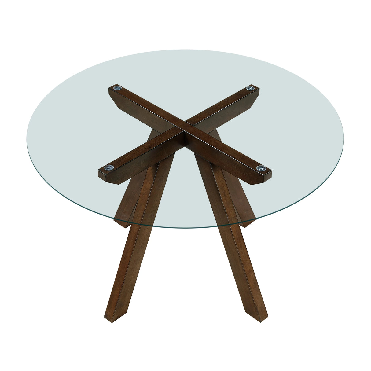 Aiden Rust/Brown 5-Piece Dining Room Set by Homelegance at Eve Furniture